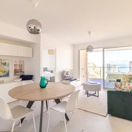 Superb New 2-Room Apartment -Parking Border Monac Beausoleil Extérieur photo